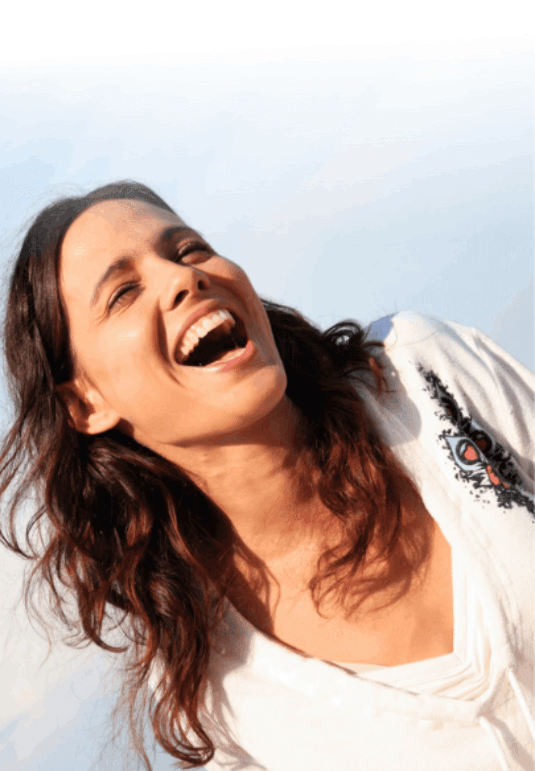 woman smiling image